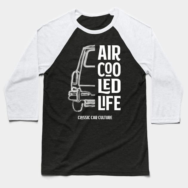 Aircooled Life Type 3 Square Back - Classic Car Culture Baseball T-Shirt by Aircooled Life